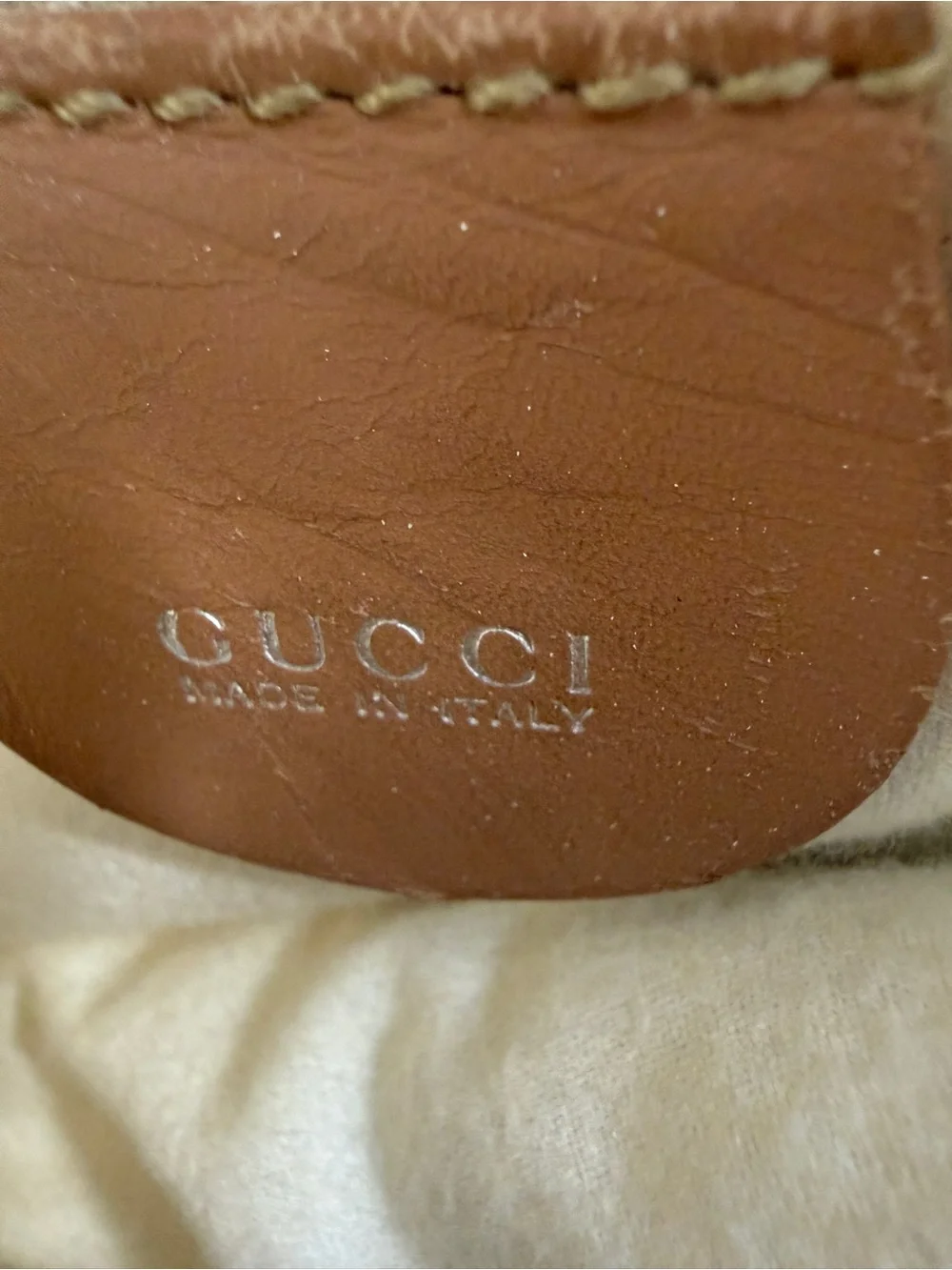 Vintage Tom Ford for Gucci Suede Bamboo 2-Way Hobo Bag - Tan - Entrupy Certified